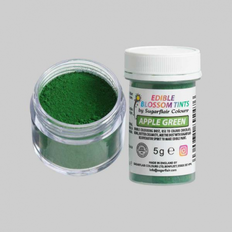 COLORANTE alimentare in polvere \\"VERDE MELA\\" SUGARFLAIR 5g (Blossom Tint)