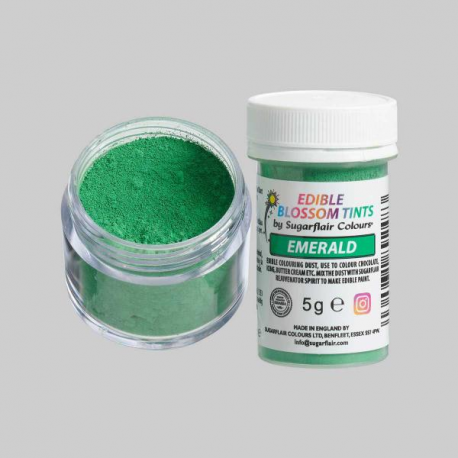 COLORANTE alimentare in polvere \\"VERDE SMERALDO\\" SUGARFLAIR 5g (Blossom Tint)