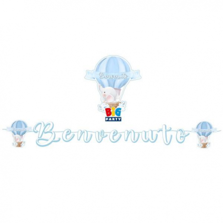 FESTONE KIT SCRITTA MAXI BENVENUTO 600x25 cm