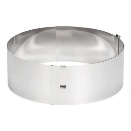 ANELLO TONDO REGOLABILE in acciaio inox (Ø13-31CM)