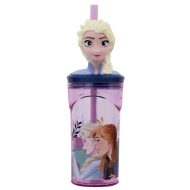 BICCHIERE TUMBLER FROZEN 360ml 3D FIGURE