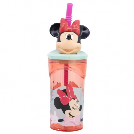 BICCHIERE TUMBLER MINNIE 360ml 3D FIGURE