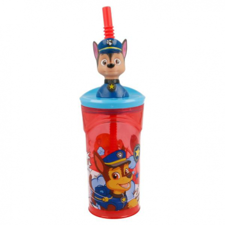 BICCHIERE TUMBLER PAW PATROL 360ml 3D FIGURE