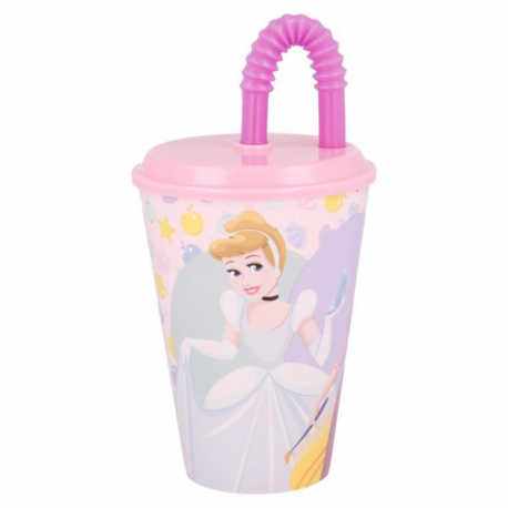BICCHIERE TUMBLER PRINCIPESSE 430ml CON CANNUCCIA