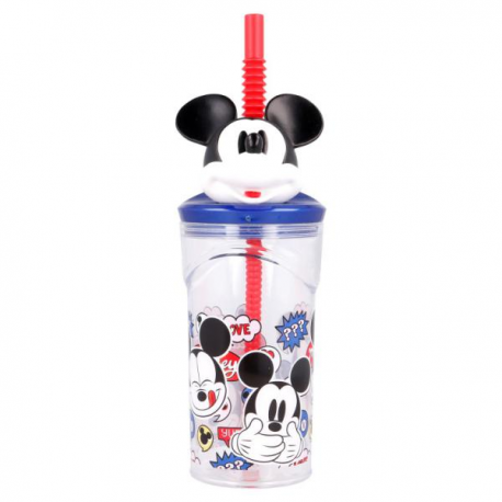 BICCHIERE TUMBLER TOPOLINO 360ml 3D FIGURE
