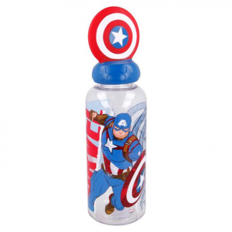 BOTTIGLIA AVENGERS CAPTAIN AMERICA 560ml 3D FIGURE