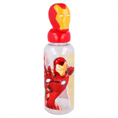 BOTTIGLIA AVENGERS IRON MAN 560ml 3D FIGURE