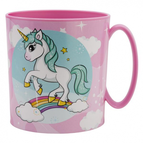 TAZZA EASY UNICORNO 350ml in plastica riutilizzabile