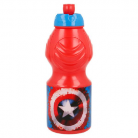 BORRACCIA SPORT AVENGERS CAPTAIN AMERICA 400ml in plastica riutilizzabile