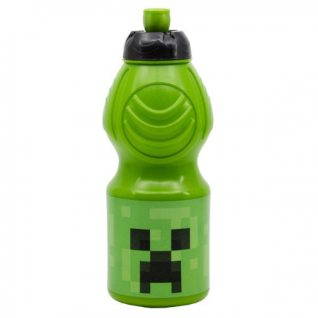 BORRACCIA SPORT MINECRAFT 400ml in plastica riutilizzabile