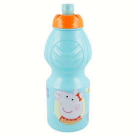 BORRACCIA SPORT PEPPA PIG 400ml in plastica riutilizzabile