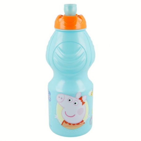 BORRACCIA SPORT PEPPA PIG 400ml in plastica riutilizzabile
