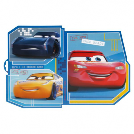 TOVAGLIETTA CARS in plastica riutilizzabile