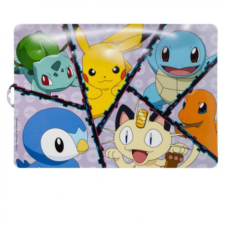TOVAGLIETTA POKEMON in plastica riutilizzabile