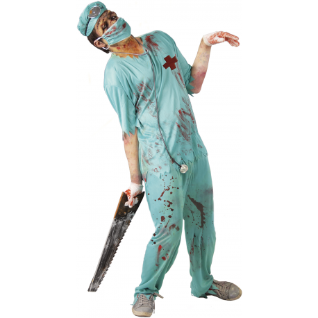 CHIRURGO ZOMBIE ADULTO, TAGLIA L