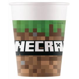 BICCHIERI MINECRAFT 200ml PZ.8