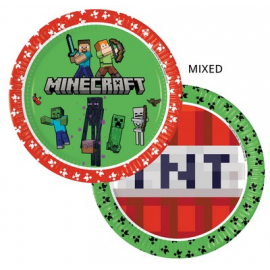 PIATTI MINECRAFT CM.23 PZ.8
