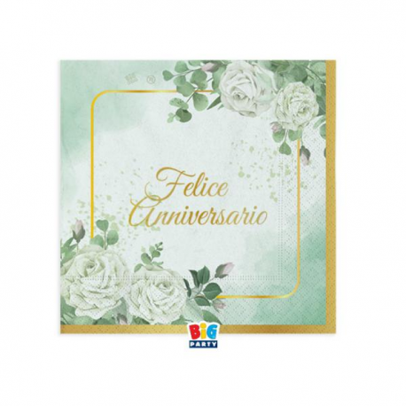 TOVAGLIOLINI FELICE ANNIVERSARIO \\"EUCALIPTO\\" 25x25 PZ.16