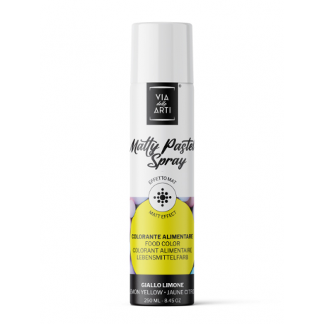 Matt spray alimentare - GIALLO LIMONE 250ml
