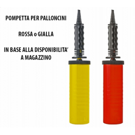 POMPA MEDIA PER PALLONCINI 27cm - DOPPIA AZIONE