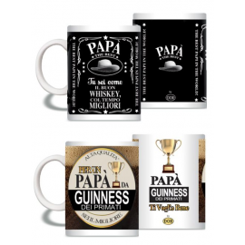 TAZZA WHISKEY/GUINNESS PAPA'