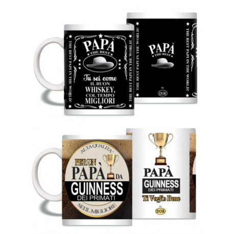 TAZZA WHISKEY/GUINNESS PAPA'