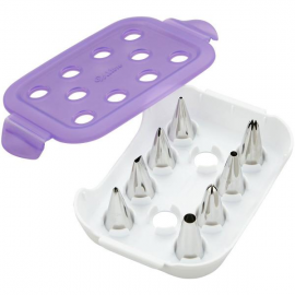 VALIGETTA PROFESSIONALE WILTON STARTER KIT - 9 PZ.