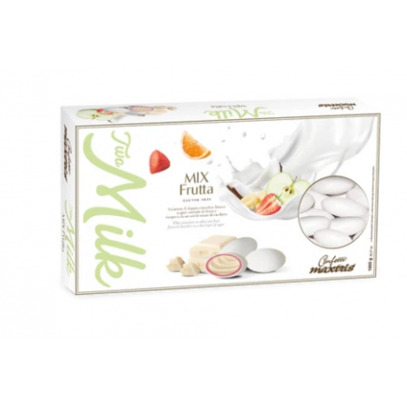 CONFETTI TWO MILK MIX FRUTTA CIOCCOLATO AL LATTE KG.1 - Maxtris