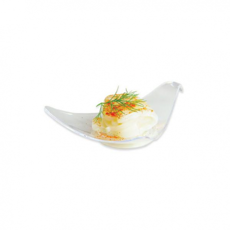 COPPETTE PETALO \\"FINGER FOOD\\" TRASPARENTI 8x8cm - 12 pz.