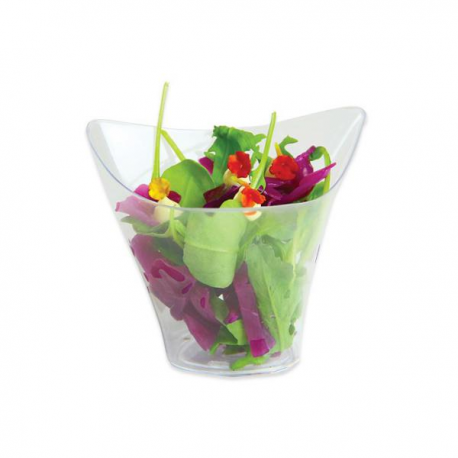 COPPETTE TRINAGOLARI \\"FINGER FOOD\\" TRASPARENTI 5x5x3,5cm - 12 pz.