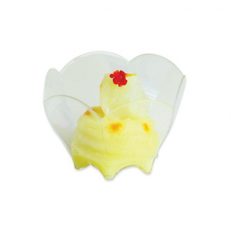 COPPETTE TULIPANO \\"FINGER FOOD\\" TRASPARENTI 7x6,5x4,5cm - 12 pz.