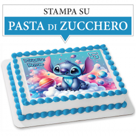 Cialda personalizzata STITCH rettangolare (stampa su pasta di zucchero)
