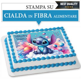 Cialda personalizzata STITCH rettangolare (stampa su fibra alimentare)