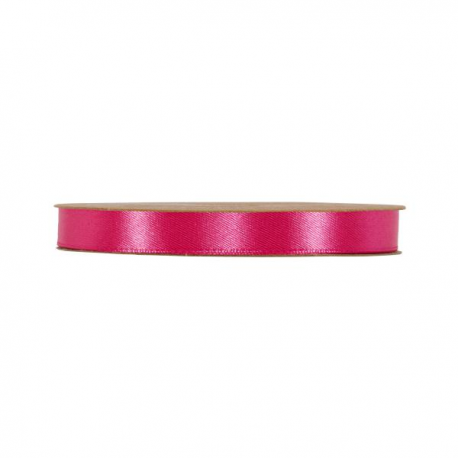 NASTRO DOPPIO RASO 10 mm x 50 mt - FUXIA