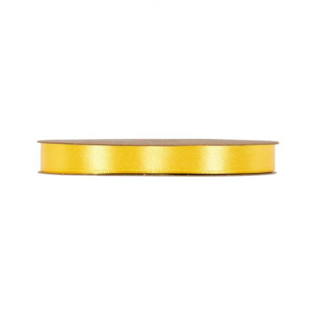 NASTRO DOPPIO RASO 10 mm x 50 mt - GIALLO INTENSO