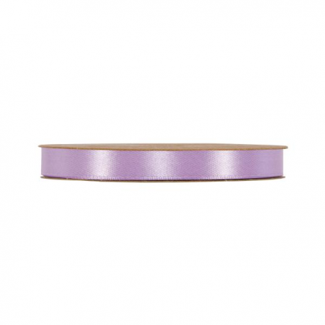 NASTRO DOPPIO RASO 10 mm x 50 mt - LILLA