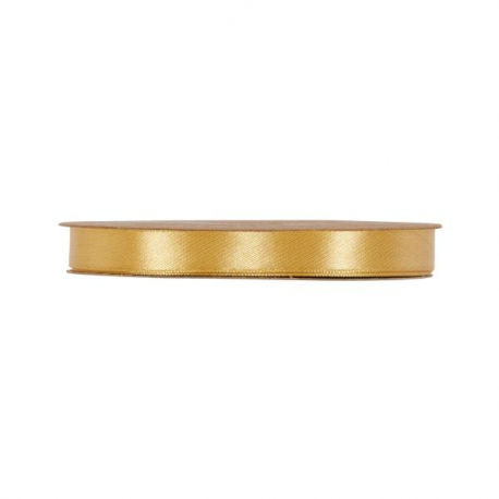 NASTRO DOPPIO RASO 10 mm x 50 mt - ORO