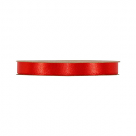 NASTRO DOPPIO RASO 10 mm x 50 mt - ROSSO