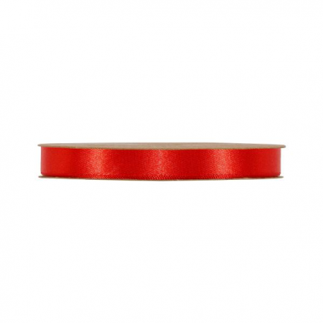 NASTRO DOPPIO RASO 10 mm x 50 mt - ROSSO