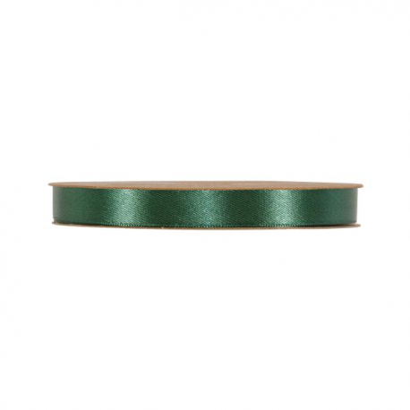 NASTRO DOPPIO RASO 10 mm x 50 mt - VERDE SMERALDO
