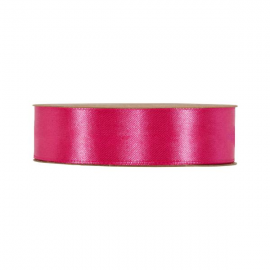 NASTRO DOPPIO RASO 25 mm x 50 mt - FUXIA