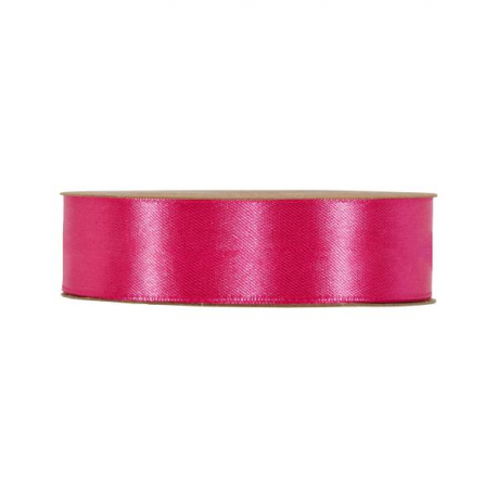 NASTRO DOPPIO RASO 25 mm x 50 mt - FUXIA