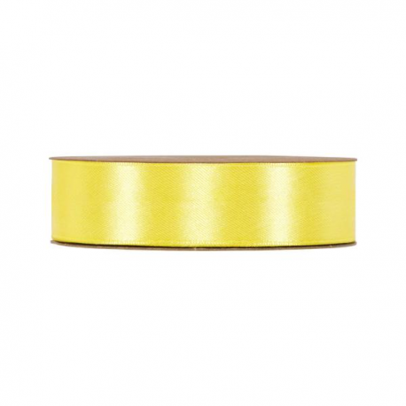 NASTRO DOPPIO RASO 25 mm x 50 mt - GIALLO