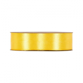 NASTRO DOPPIO RASO 25 mm x 50 mt - GIALLO INTENSO