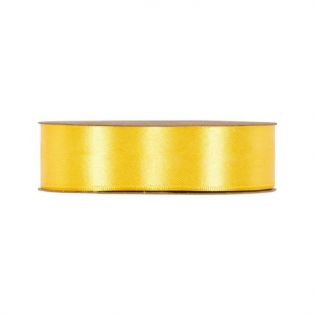 NASTRO DOPPIO RASO 25 mm x 50 mt - GIALLO INTENSO