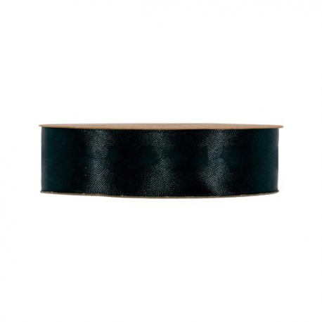 NASTRO DOPPIO RASO 25 mm x 50 mt - NERO