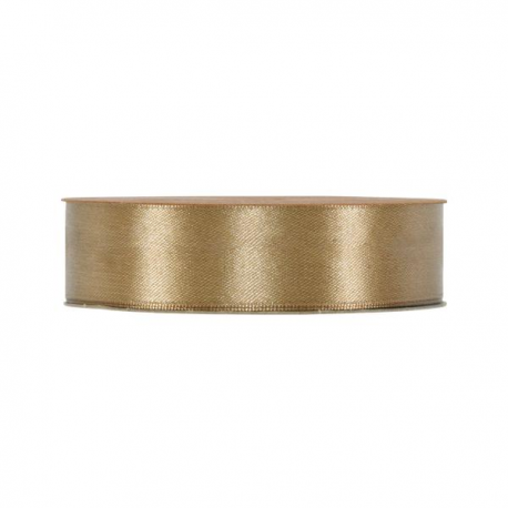 NASTRO DOPPIO RASO 25 mm x 50 mt - NOCCIOLA