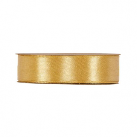 NASTRO DOPPIO RASO 25 mm x 50 mt - ORO