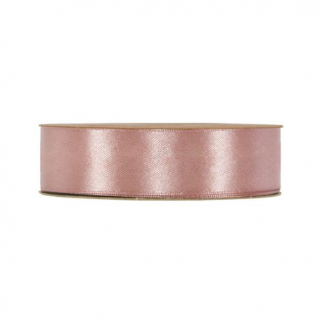 NASTRO DOPPIO RASO 25 mm x 50 mt - ROSA ANTICO