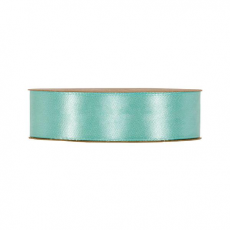 NASTRO DOPPIO RASO 25 mm x 50 mt - TIFFANY